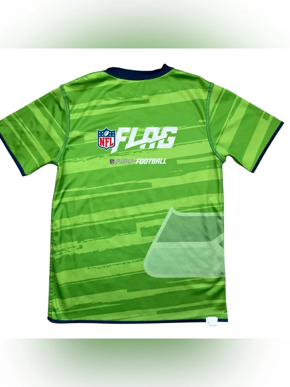 Boys Seattle Seahawks REVERSIBLE NFL Flag Football Jersey Shirt Top size YOUTH L